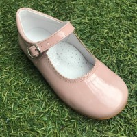 1554 Dusty Pink Patent Mary Jane